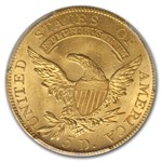 1808/7 $5 Capped Bust Gold Half Eagle MS-63 PCGS