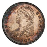 1808/7 Capped Bust Half Dollar MS-64+ PCGS CAC (Overton 101)