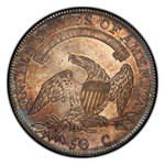 1808/7 Capped Bust Half Dollar MS-64+ PCGS CAC (Overton 101)