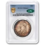 1808/7 Capped Bust Half Dollar MS-64+ PCGS CAC (Overton 101)