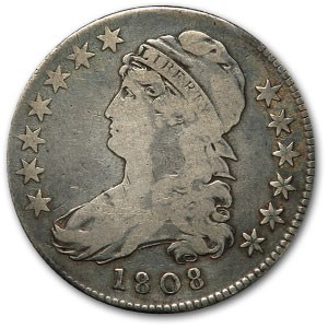 1808 Bust Half Dollar Fine 1808 Bust Half Dollar Fine