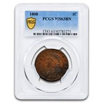 1808 Large Cent MS-63 PCGS (Brown)