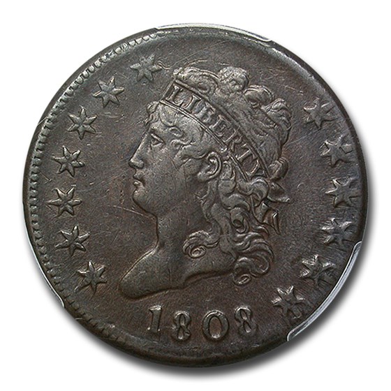 1808 Large Cent XF-40 PCGS 1808 Large Cent XF-40 PCGS