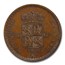 1808 Netherlands Pattern Bronze 20 Gulden MS-63 PCGS (Brown)