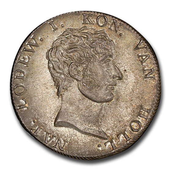 1808 Netherlands Silver 50 Stuivers MS-65 PCGS 1808 Netherlands Silver 50 Stuivers MS-65 PCGS