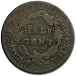 1809-1836 Classic Head Half Cent Good/VG