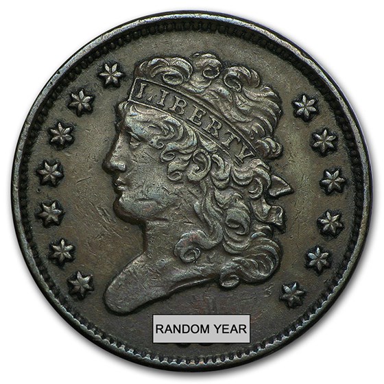 1809-1836 Classic Head Half Cent XF 1809-1836 Classic Head Half Cent XF
