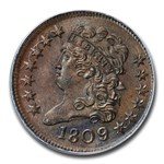 1809/6 Half Cent MS-65 PCGS CAC (Brown, OGH)