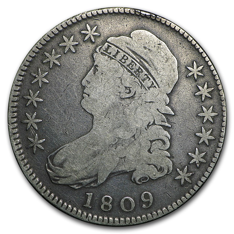 1809 Bust Half Dollar Fine
