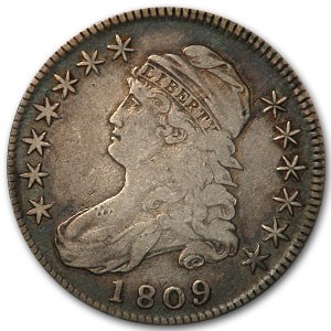 1809 Bust Half Dollar VF 1809 Bust Half Dollar VF
