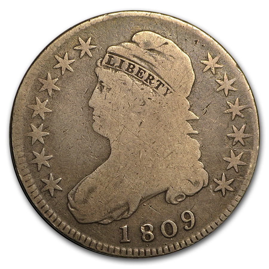 1809 Bust Half Dollar VG