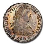 1809-Mo Mexico Silver 8 Reales Ferdinand VII MS-63 NGC