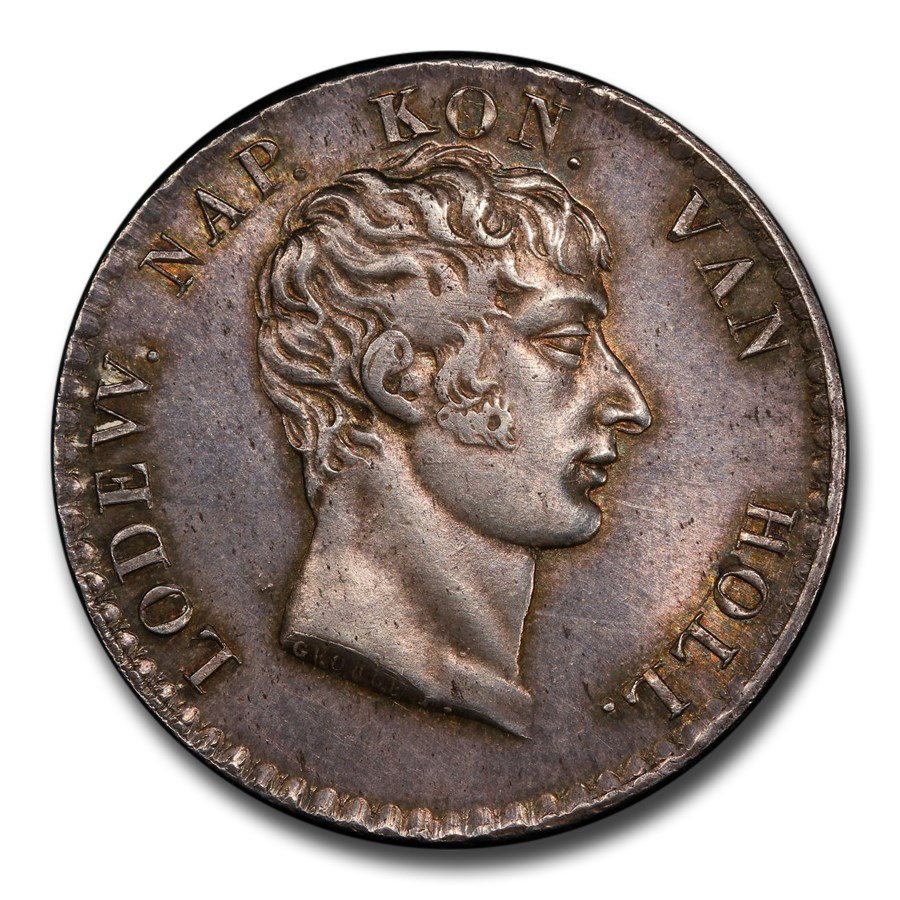 1809 Netherlands Silver Gulden MS-62 PCGS
