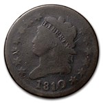 1810/09 Large Cent Good -Scarce Over Date