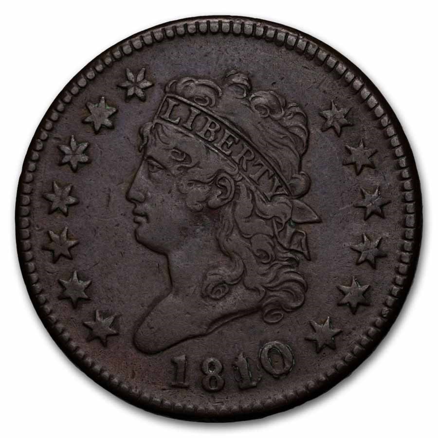 1810/09 Large Cent VF