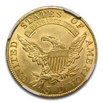 1810 $5 Capped Bust Gold Half Eagle MS-61 NGC (Lg Date Lg 5)