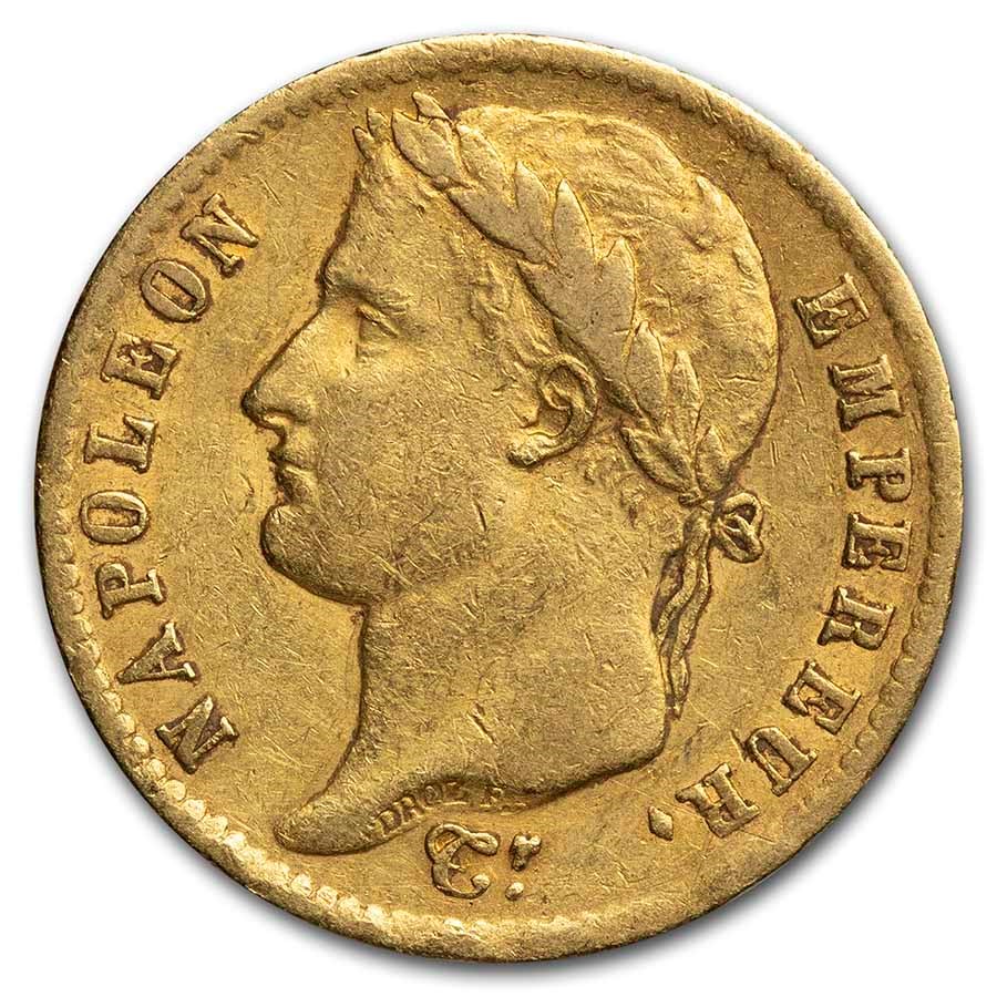 Buy 1810-A France Gold 20 Francs Napoleon AU | APMEX