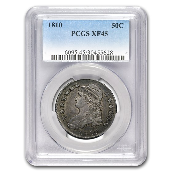 1810 Bust Half Dollar XF-45 PCGS 1810 Bust Half Dollar XF-45 PCGS