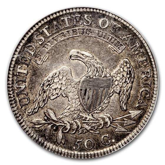 1810 Capped Bust Half Dollar AU50 NGC Coin For Sale Early Half