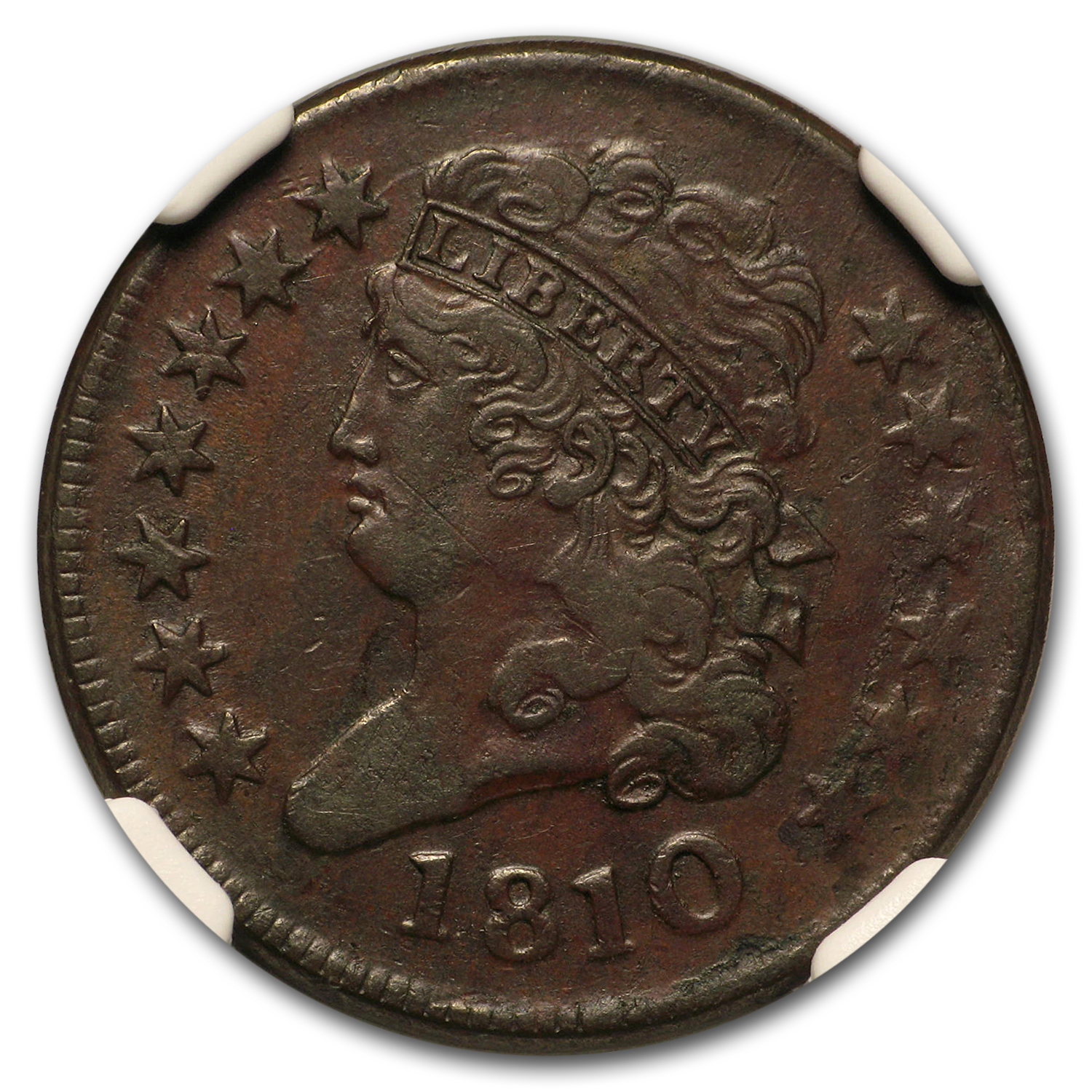 1810 (None) Phil Classic Head Half Cent Value | BN - APMEX