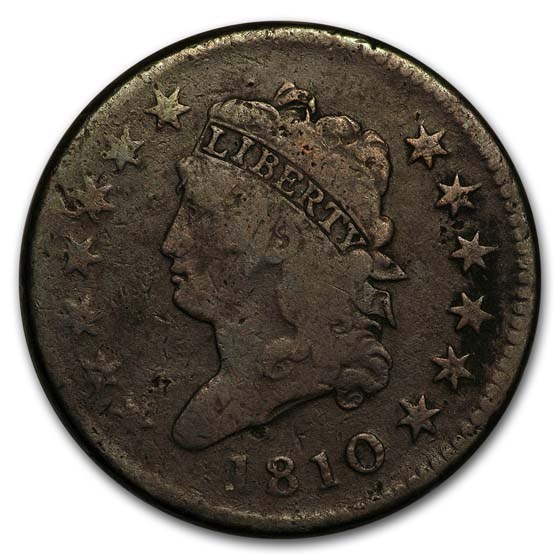 1810 Large Cent Classic Head VG 1810 Large Cent Classic Head VG