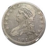 1811/10 Capped Bust Half Dollar VF-25 NGC (Struck Off Center)