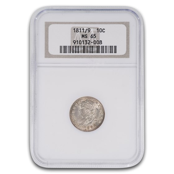 1811/9 Capped Bust Dime MS-65 NGC