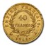 1811-A France Gold 40 Francs Napoleon MS-63 NGC