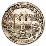 1811 Bilston Silver 6 Pence Merchant Token AU (Details)