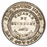 1811 Bilston Silver 6 Pence Merchant Token AU (Details)
