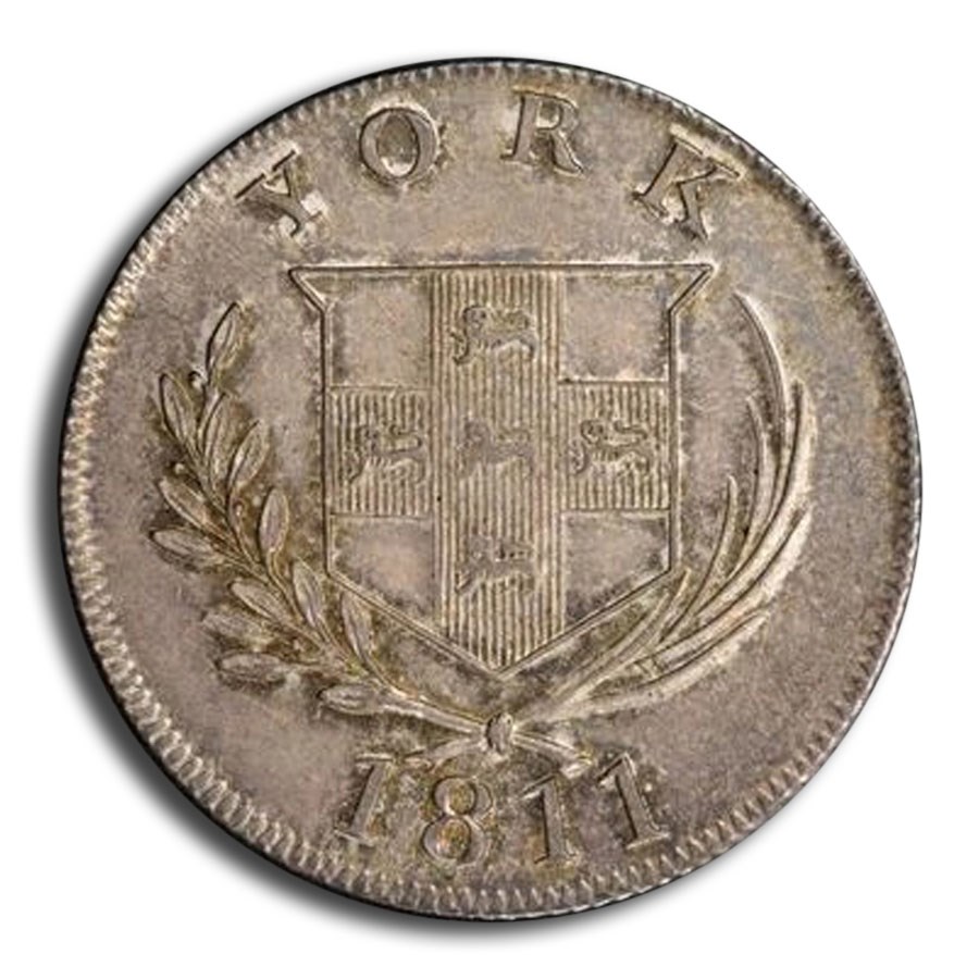 1811 Great Britain Silver Cattle and Barber 12P Token MS-62 PCGS