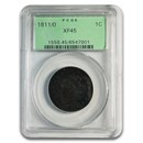 1811/O Large Cent XF-45 PCGS (Brown)