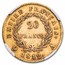 1812-A France Gold 20 Francs AU-53 NGC (Rive d'Or Collection)