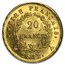 1812-A France Gold 20 Francs Napoleon I MS-64 NGC