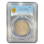 1812 Bust Half Dollar MS-64 PCGS