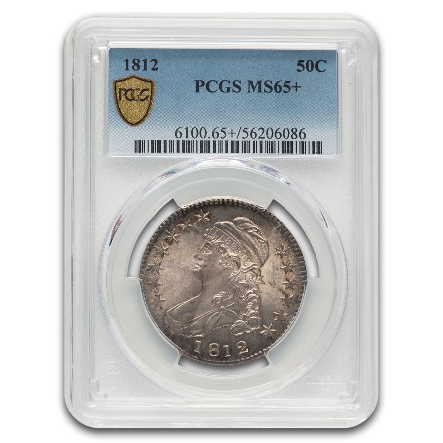 1812 Capped Bust Half Dollar MS-65+ PCGS