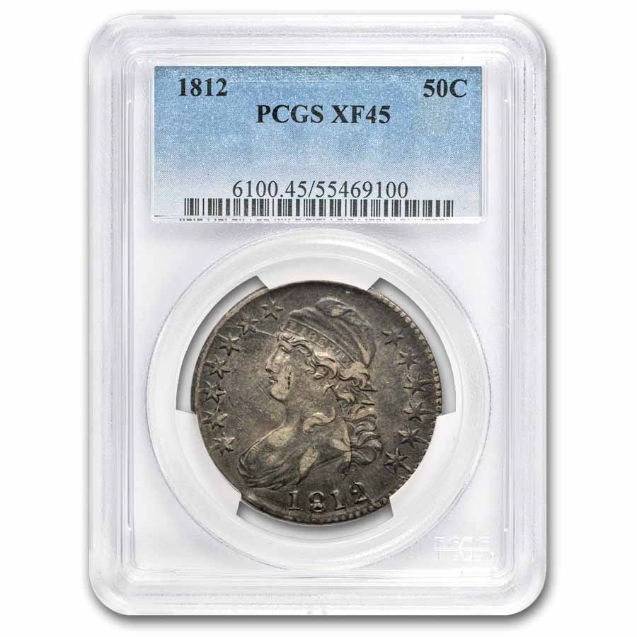 1812 Capped Bust Half Dollar XF-45 PCGS