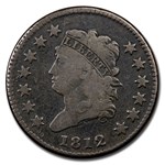 1812 Large Cent Small Date VG