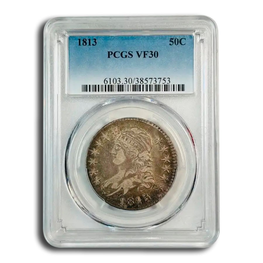 1813 Bust Half Dollar VF-30 PCGS