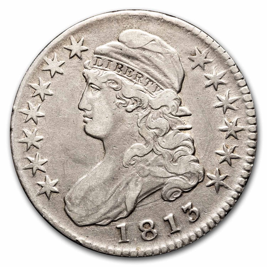 1813 Bust Half Dollar VF