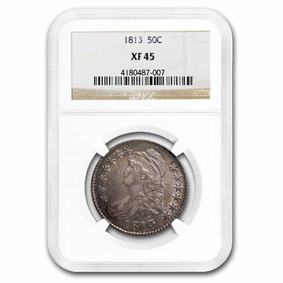 1813 Bust Half Dollar XF-45 NGC 1813 Bust Half Dollar XF-45 NGC