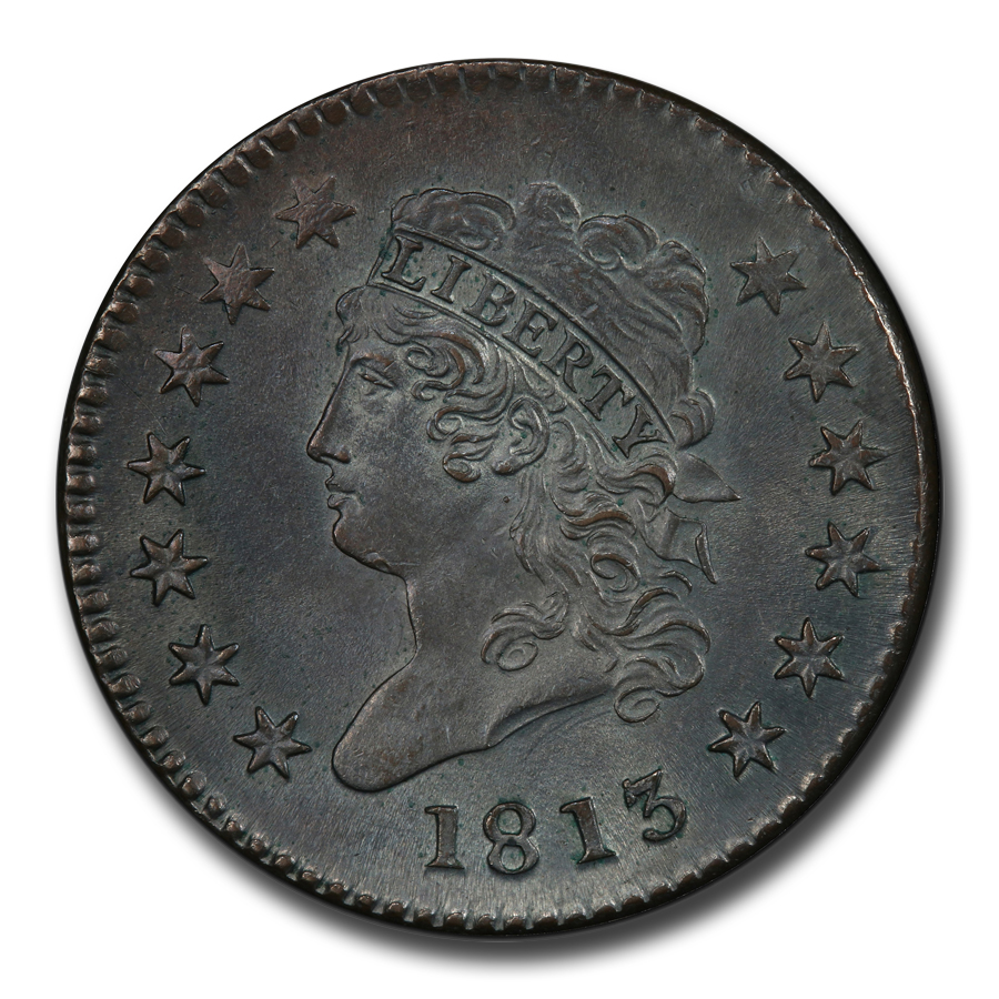 1813 (None) Phil Coronet Liberty Head Large Cent Value | BN - APMEX