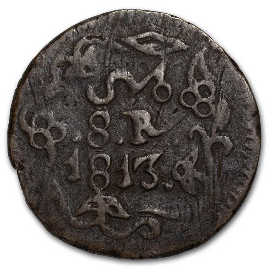 Buy 1813 Mexico Oaxaca Copper SUD 8 Reales XF | APMEX