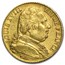 1814-1815 France Gold 20 Francs Louis XVIII (Avg Circ)