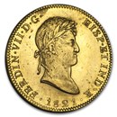 1814-1821 Mexico Gold 8 Escudos Ferdinand VII BU