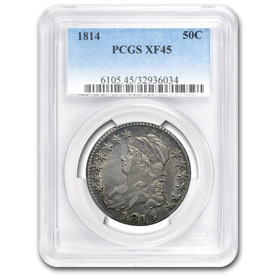 1814 Bust Half Dollar XF-45 PCGS 1814 Bust Half Dollar XF-45 PCGS
