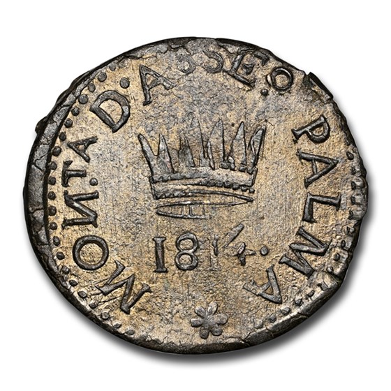 1814 Italy Silver 50 Centesimi MS-66 NGC (Venice) 1814 Italy Silver 50 Centesimi MS-66 NGC (Venice)