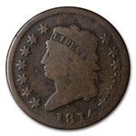 1814 Large Cent Crosslet 4 AG