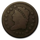 1814 Large Cent Crosslet 4 Good