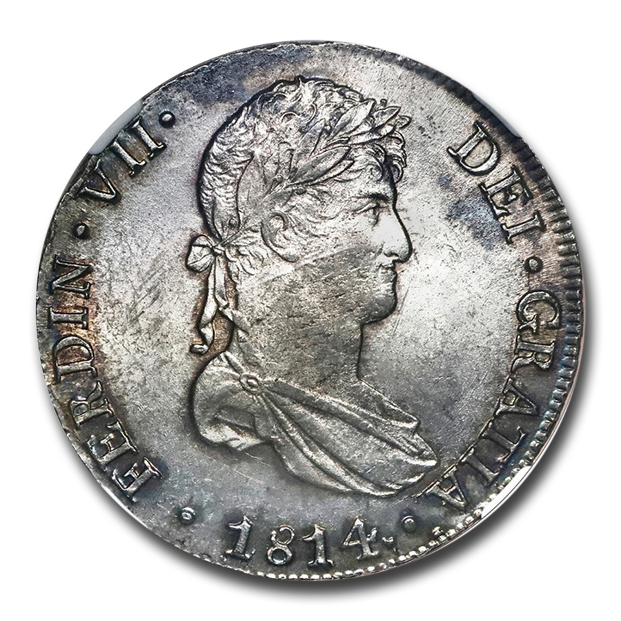 Buy 1814-Limae JP Peru Silver 8 Reales Ferdinand VII MS-63